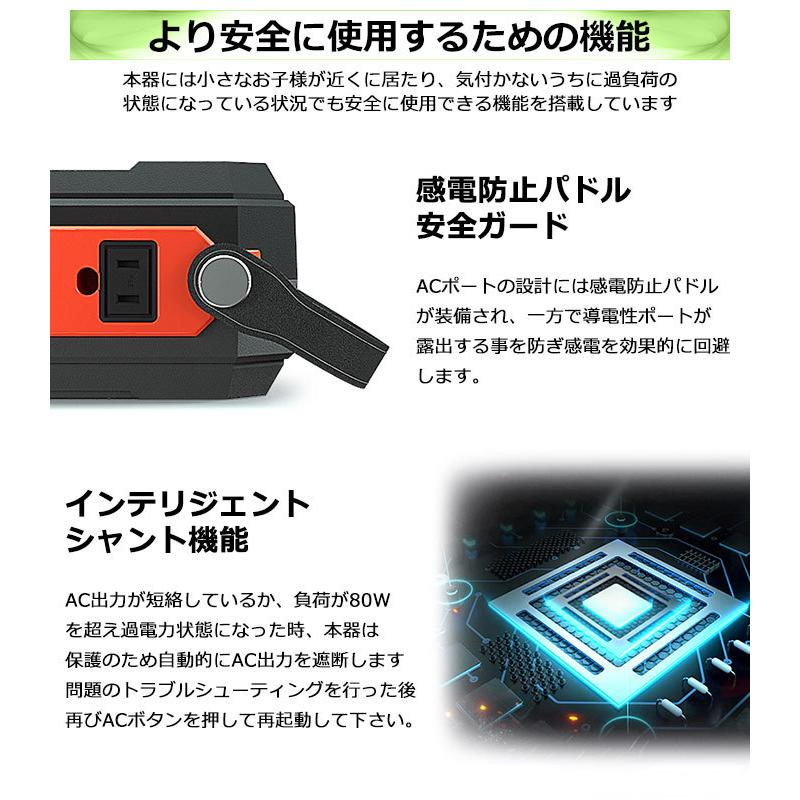 ポータブル電源 大容量 車中泊 小型 正弦波 ソーラーパネル アウトドア