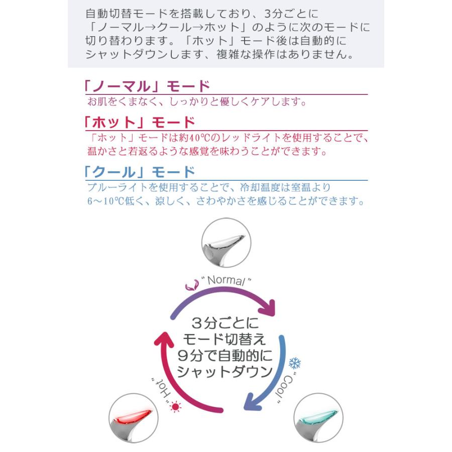 温冷美顔器 美顔器 L＆L SKIN リフトアップ 多機能 3in1 フェイスケア