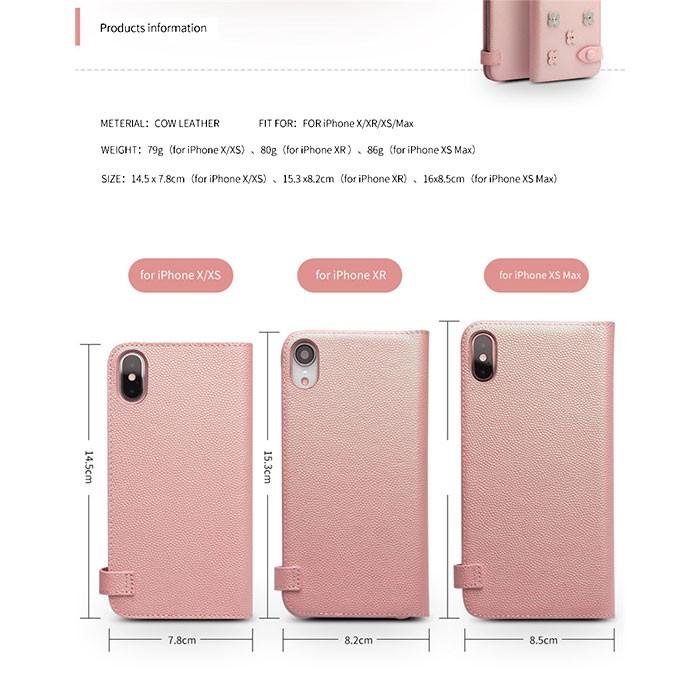 iphone8 ケース 手帳型 本革 iPhone xr 手帳 iphoneケース