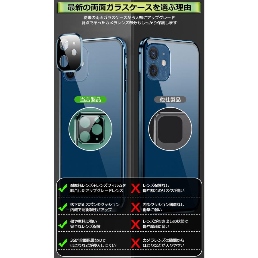 iPhone14 ケース クリア 全面保護 前後ガラス バンパー 保護 フィルム