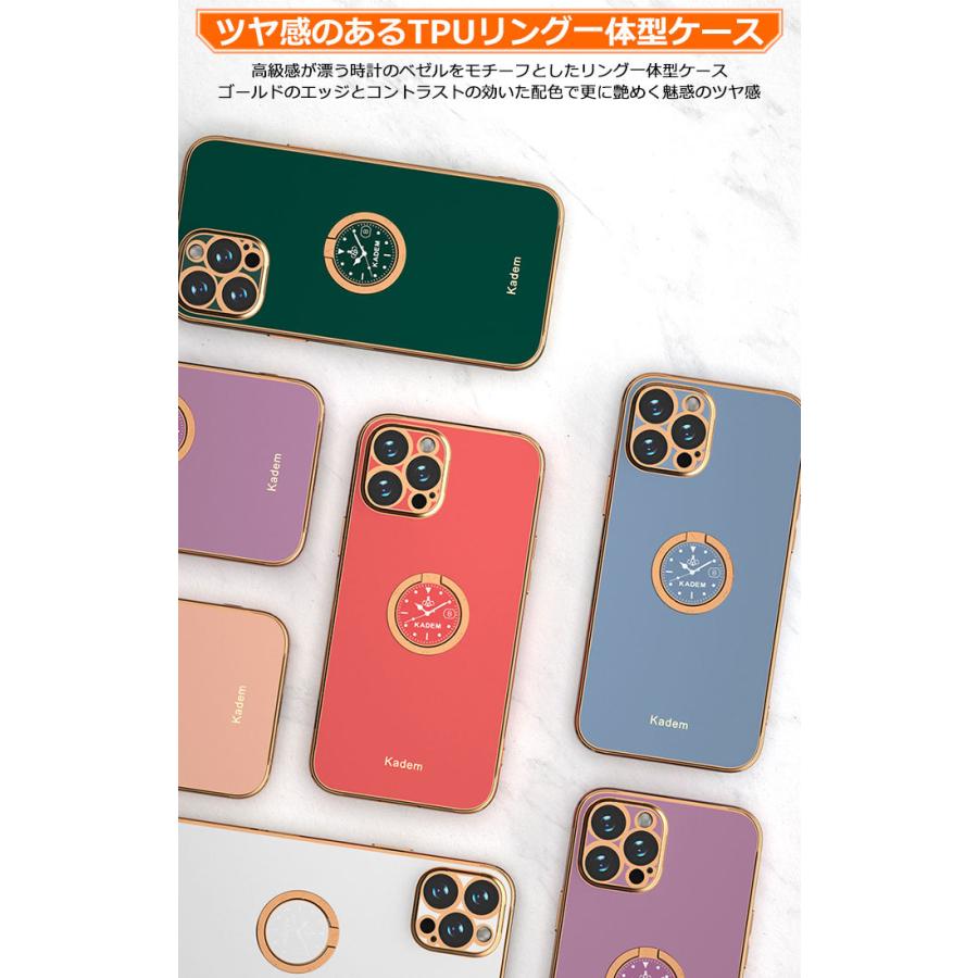 iPhone12 ケース 耐衝撃 iPhone 12 Pro 6.1インチ スリム リング