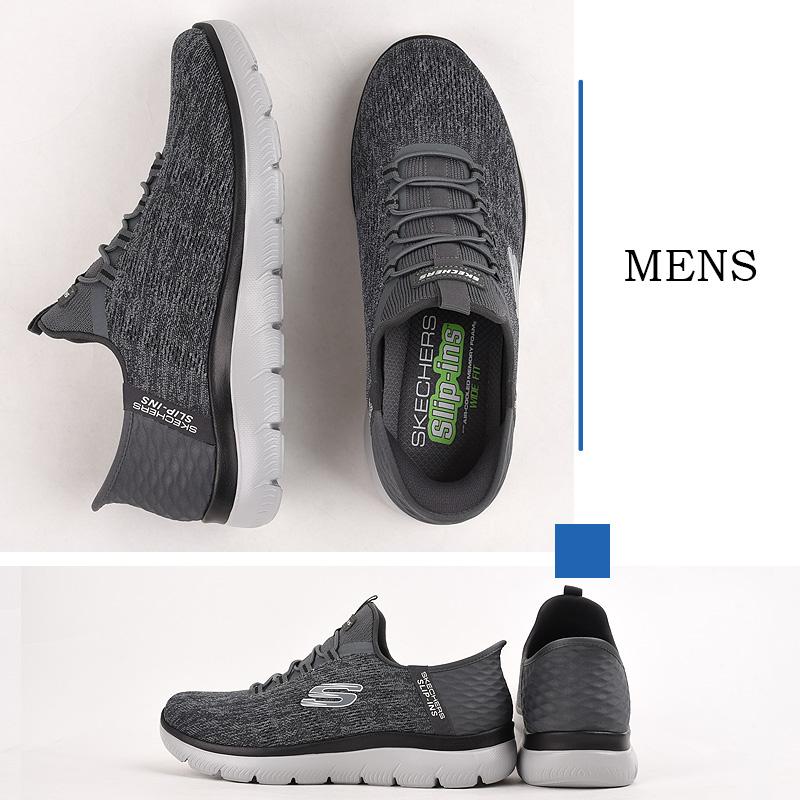 SKECHERS スケッチャーズ メンズ モダン スニーカー カジュアル SKECHERS スケッチャーズ スニーカー メンズ スリップインズ
