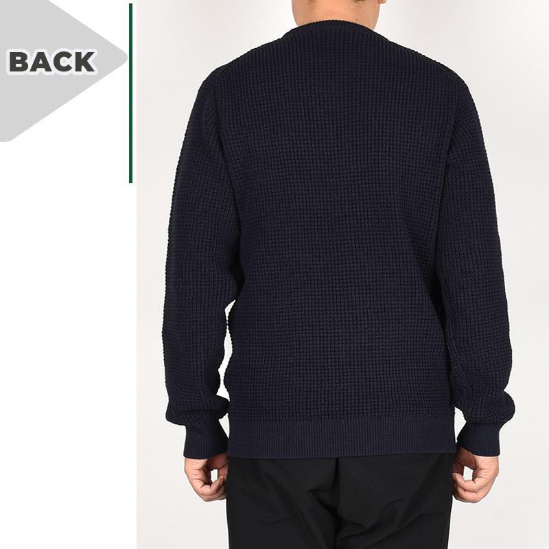 ラコステ lacoste カジュアル トップス ロゴ ニット セーターワッフルニットセーター AH018J-99 050 166 DPC XFJ 灰 白 茶 紺_9