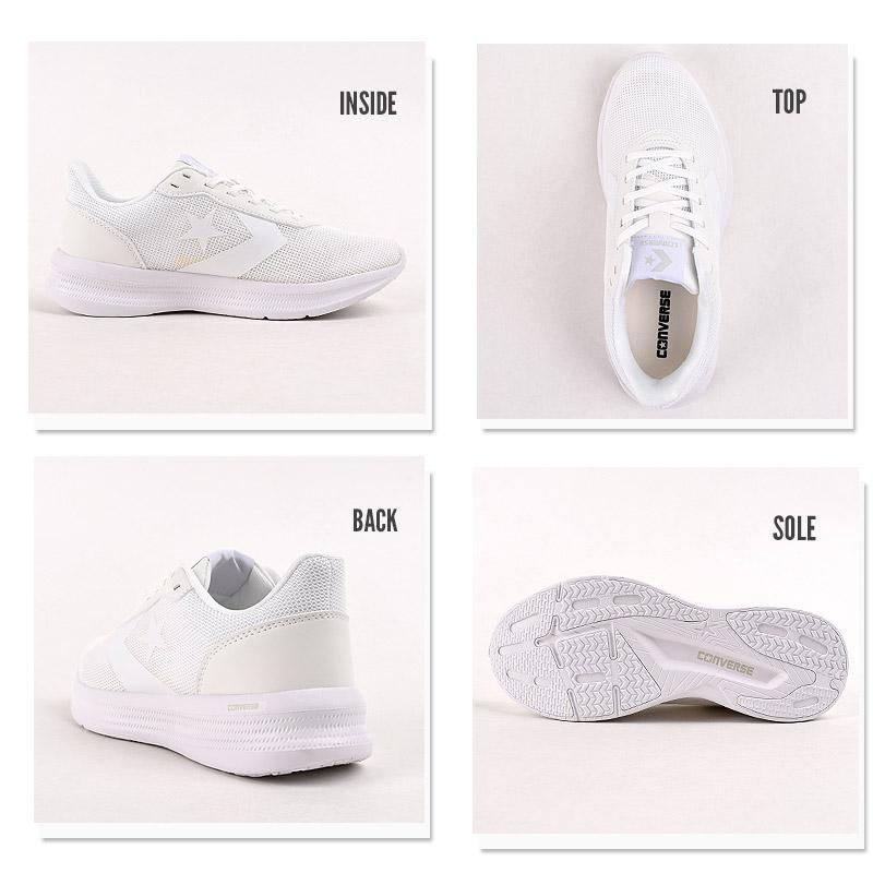 国内配送 CONVERSE DAYSTAR WHITE CONVERSE DAYSTAR ランニングスタイル ホワイト/ブラック メンズ