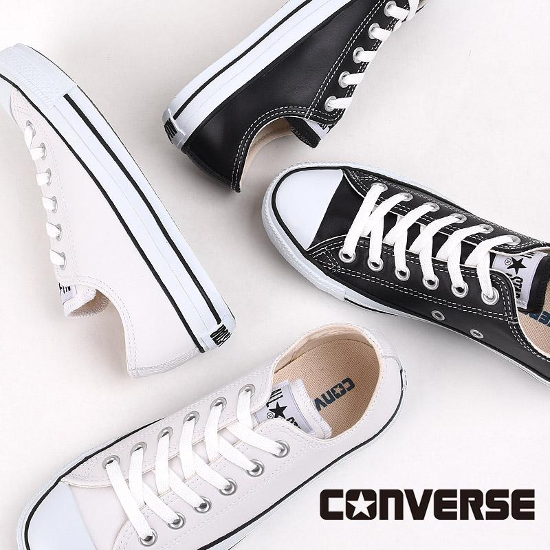 コンバース converse スニーカー レディース メンズ ローカット カジュアル シューズ ファッション LEA オールスター OX 黒 白｜ivycasual｜04