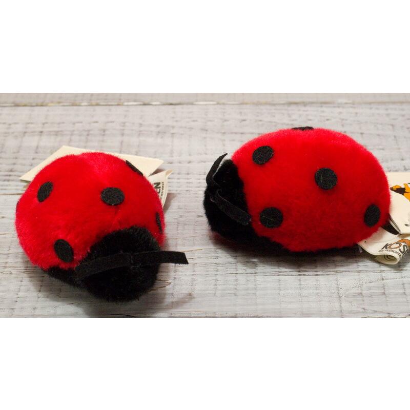 ケーセン ぬいぐるみ kosen てんとう虫 赤   8cm Ladybug リアル 動物｜ivyroom｜02