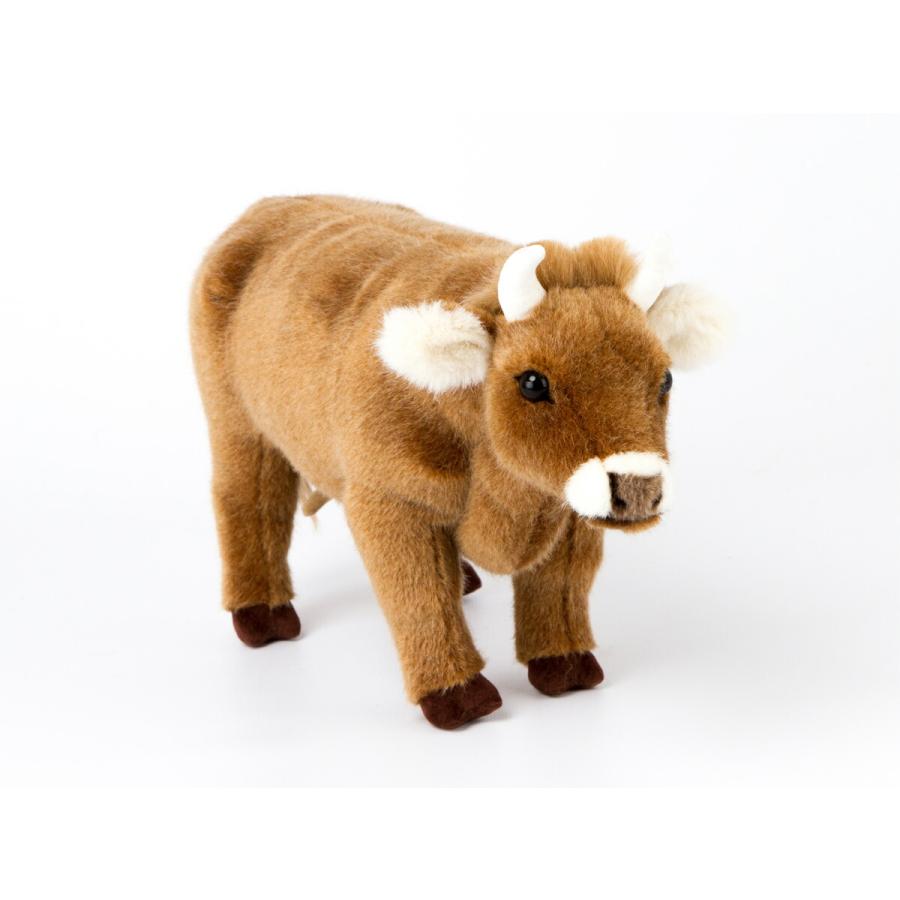 ケーセン ぬいぐるみ kosen うし 茶 39cm “Alma” Cow リアル 動物 子供 