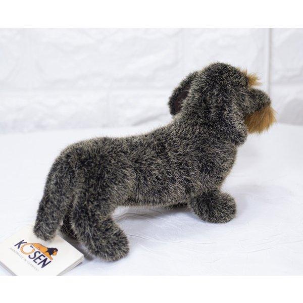 ケーセン ぬいぐるみ Kosen ワイヤーヘアードダックスフント Zausel