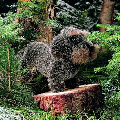 ケーセン ぬいぐるみ Kosen ワイヤーヘアードダックスフント Zausel