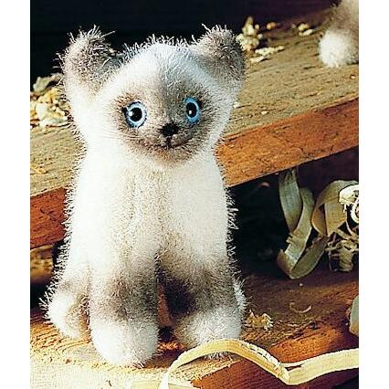 ケーセン ぬいぐるみ Kosen ビルマ子猫（座り） 12cm Sitzendes