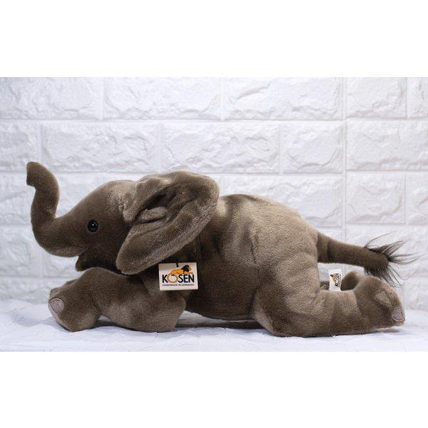 ケーセン ぬいぐるみ kosen ベビーエレファント 象 ぞう ゾウ 伏せ