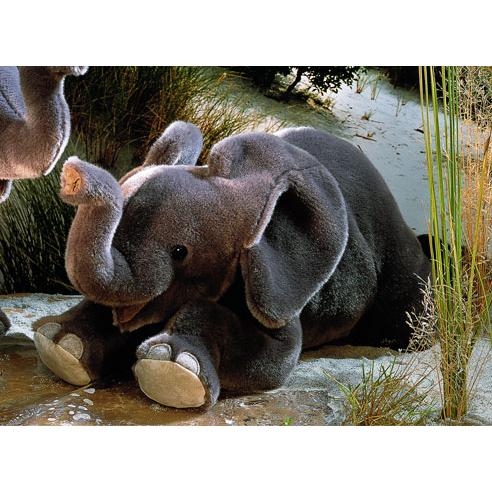 ケーセン ぬいぐるみ Kosen ベビーエレファント (伏せ) 46cm Baby