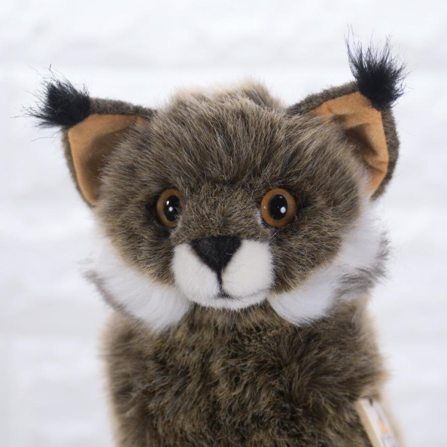 ケーセン ぬいぐるみ Kosen オオヤマネコの子 (座り) 23cm Lynx Cub