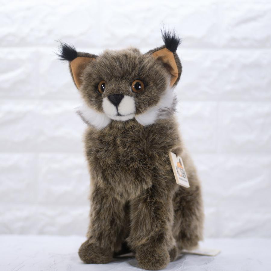 ケーセン ぬいぐるみ Kosen オオヤマネコの子 (座り) 23cm Lynx Cub