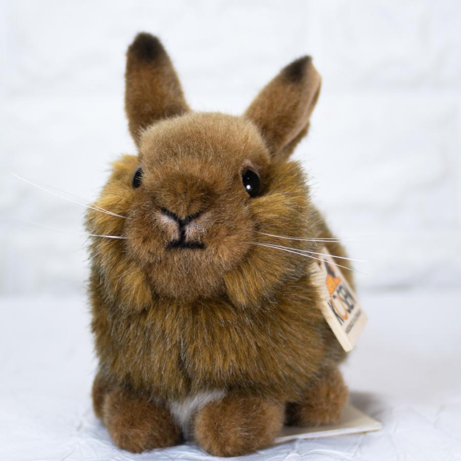 ケーセン ぬいぐるみ kosen 野うさぎの子 18cm “Hoppel” Rabbit リアル 動物 子供 女の子 男の子