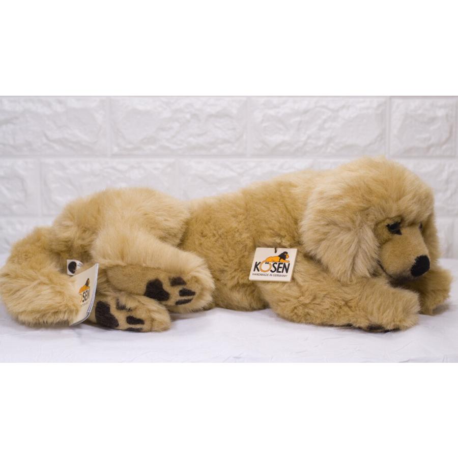 ケーセン ぬいぐるみ Koesen ゴールデンレトリバー パピー 寝そべり