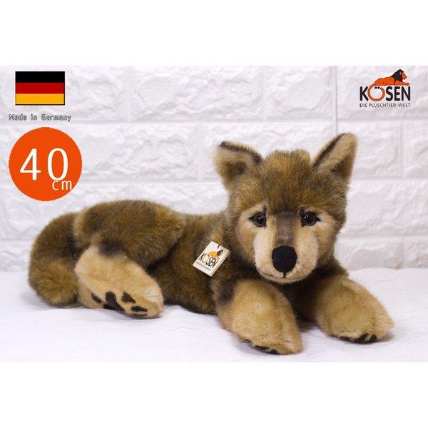 21年ファッション福袋 伏せ 北極オオカミ Kosen ぬいぐるみ ケーセン Kosen 動物 リアル Lying Wolf Arctic 41cm ぬいぐるみ Williamsav Com