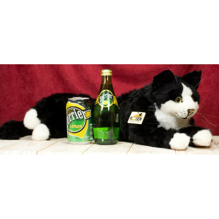 ケーセン ぬいぐるみ kosen ねそべり猫(大)メインクーン 黒 74