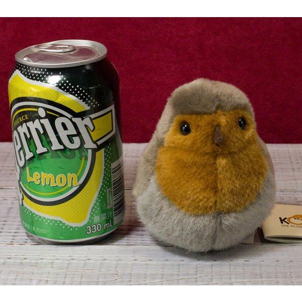 ケーセン ぬいぐるみ Kosen コマドリ 17cm Robin ドイツ製 リアル 動物