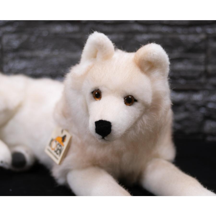 ケーセン ぬいぐるみ Kosen ホッキョクオオカミ（伏せ） 41cm Arctic