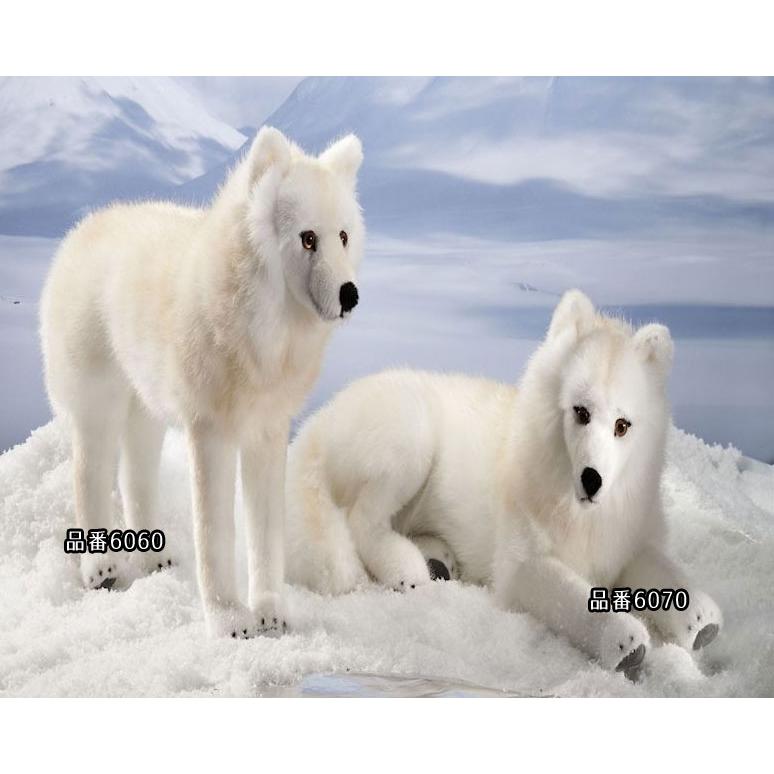 ケーセン ぬいぐるみ Kosen ホッキョクオオカミ（伏せ） 41cm Arctic