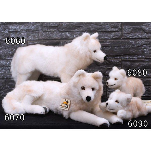 ケーセン ぬいぐるみ Kosen ホッキョクオオカミの子（伏せ） 20cm