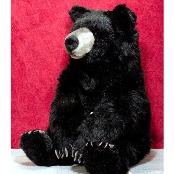 ケーセン ぬいぐるみ Kosen ブラックベア \"Schroeder\" (大) 70cm Black Bear Schroeder ドイツ製 リアル 動物 クマ くまの画像