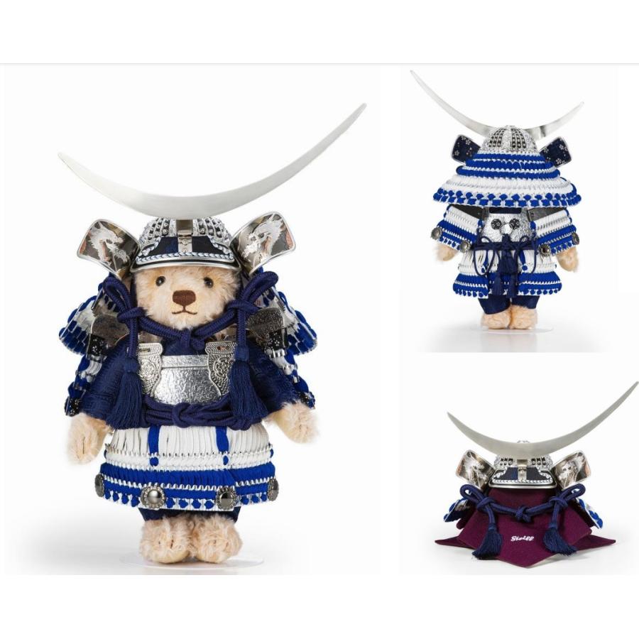 Steiffシュタイフ 侍サムライ テディベア(三日月) 五月人形 Steiffシュタイフ 侍サムライ テディベア(三日月) 五月人形