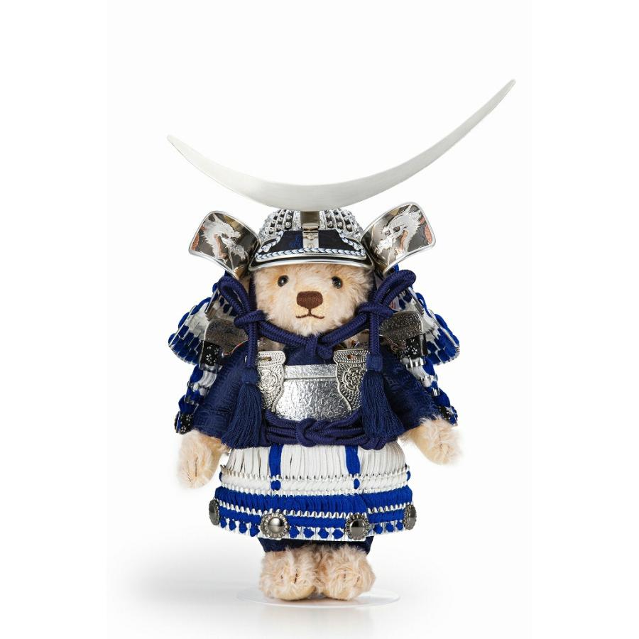 Steiffシュタイフ 侍サムライ テディベア（三日月） 五月人形