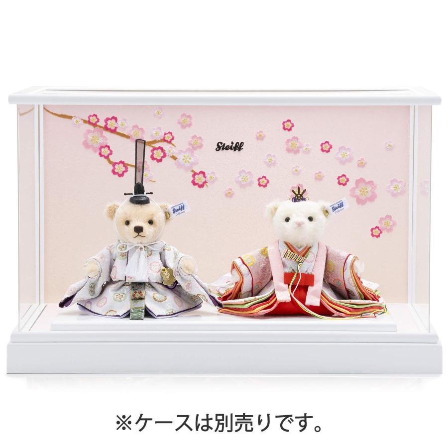 Steiff（シュタイフ） テディベア x ひな人形「木瓜紋」（きうりもん