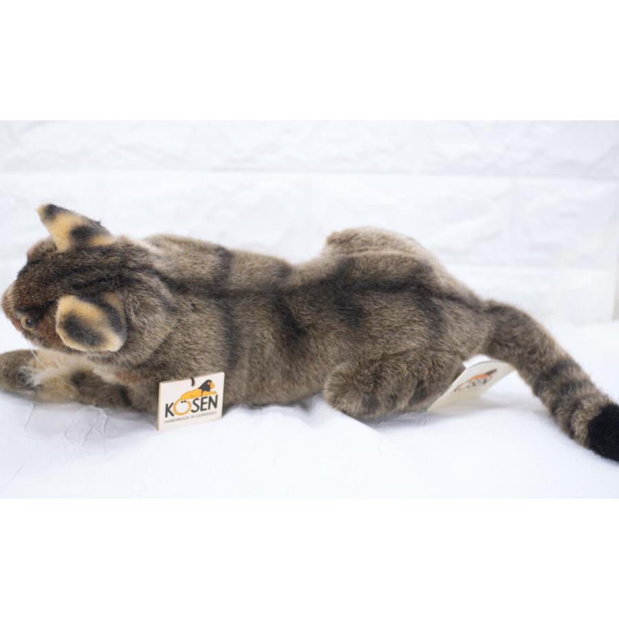 ワイルドキャット 小 Kosen ケーセン 29cm Peppi Wildcat ねこ ぬいぐるみ ネコ 猫 リアル 60 テディベア専門店アイビールーム 通販 Yahoo ショッピング