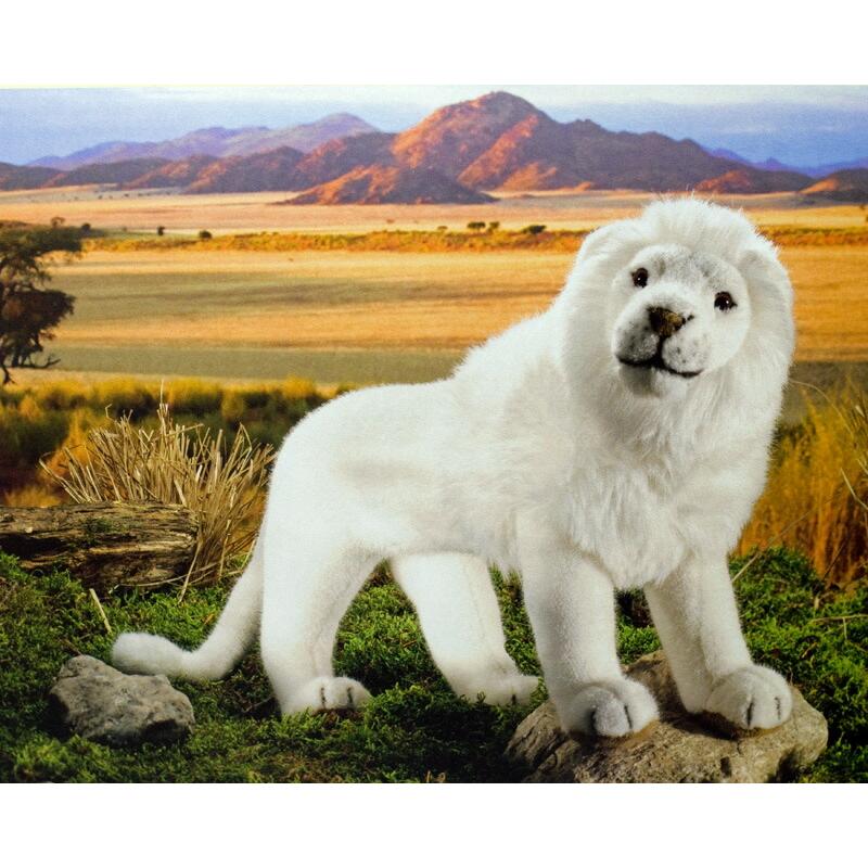 ケーセン ぬいぐるみ Kosen ホワイトライオン 48cm White Lion ドイツ