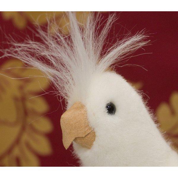 ケーセン ぬいぐるみ Kosen オカメインコ 白 16cm Cockatiel white