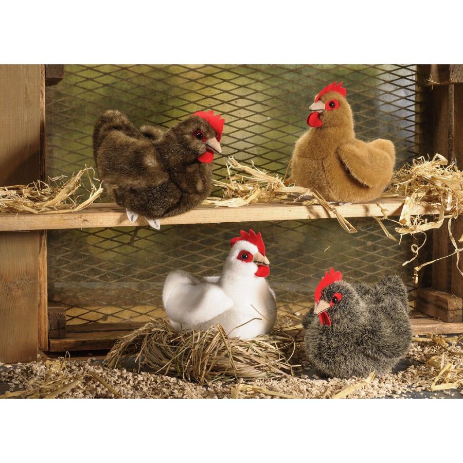 ケーセン ぬいぐるみ Kosen 雌鶏 赤茶 14cm Hen small red-brown