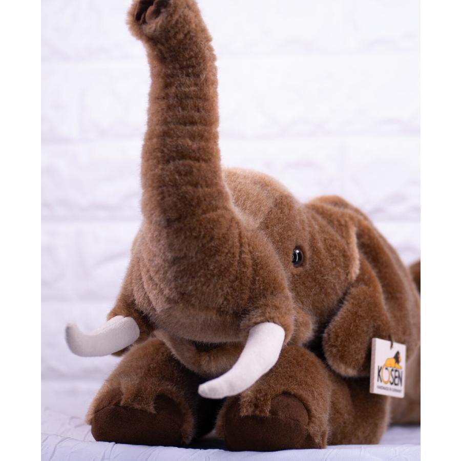 ドイツKOSEN 寝そべりゾウ ぬいぐるみ 約43センチ ケーセン ぬいぐるみ Kosen ゾウ 寝そべり 55cm Elephant lying ドイツ