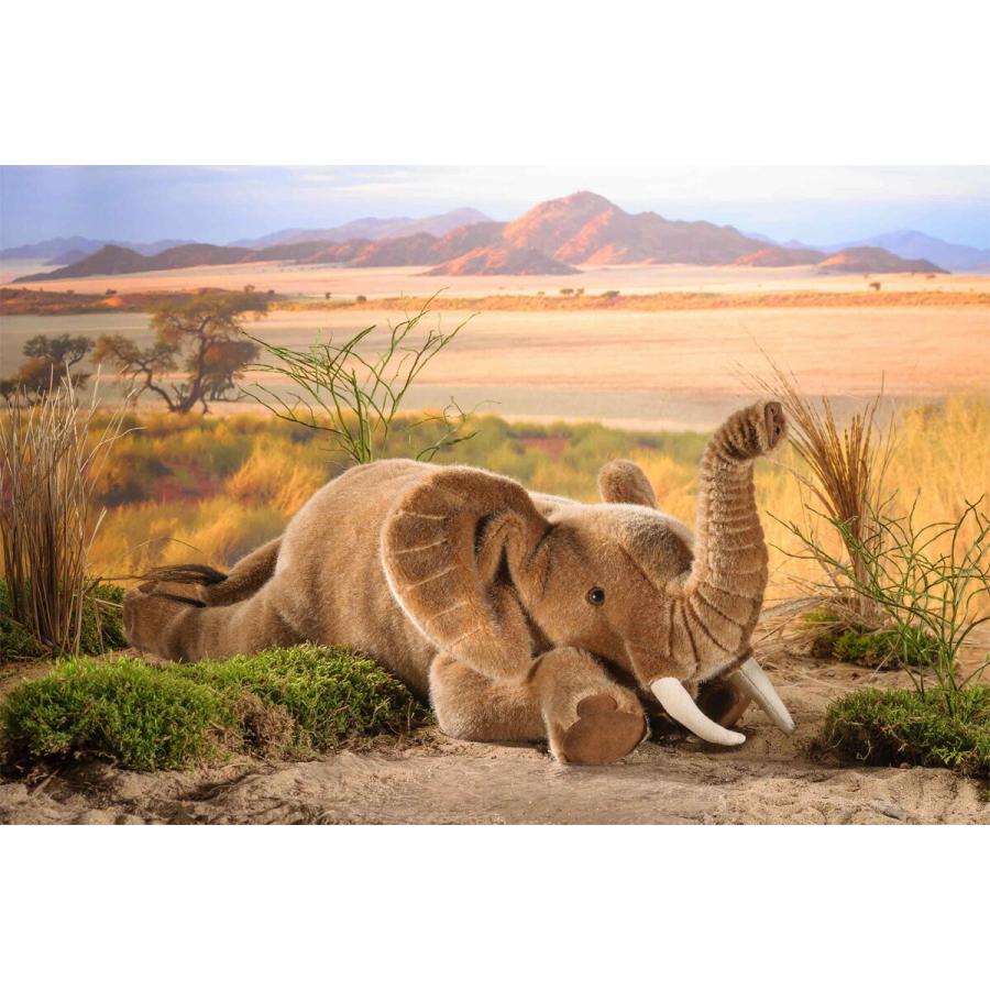 ケーセン ぬいぐるみ Kosen ゾウ 寝そべり 55cm Elephant lying ドイツ