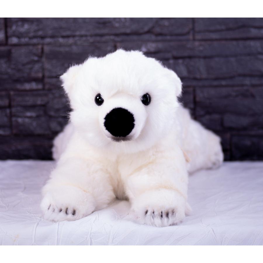 ケーセン ぬいぐるみ Kosen ホッキョクグマの赤ちゃん (寝そべり) 34cm