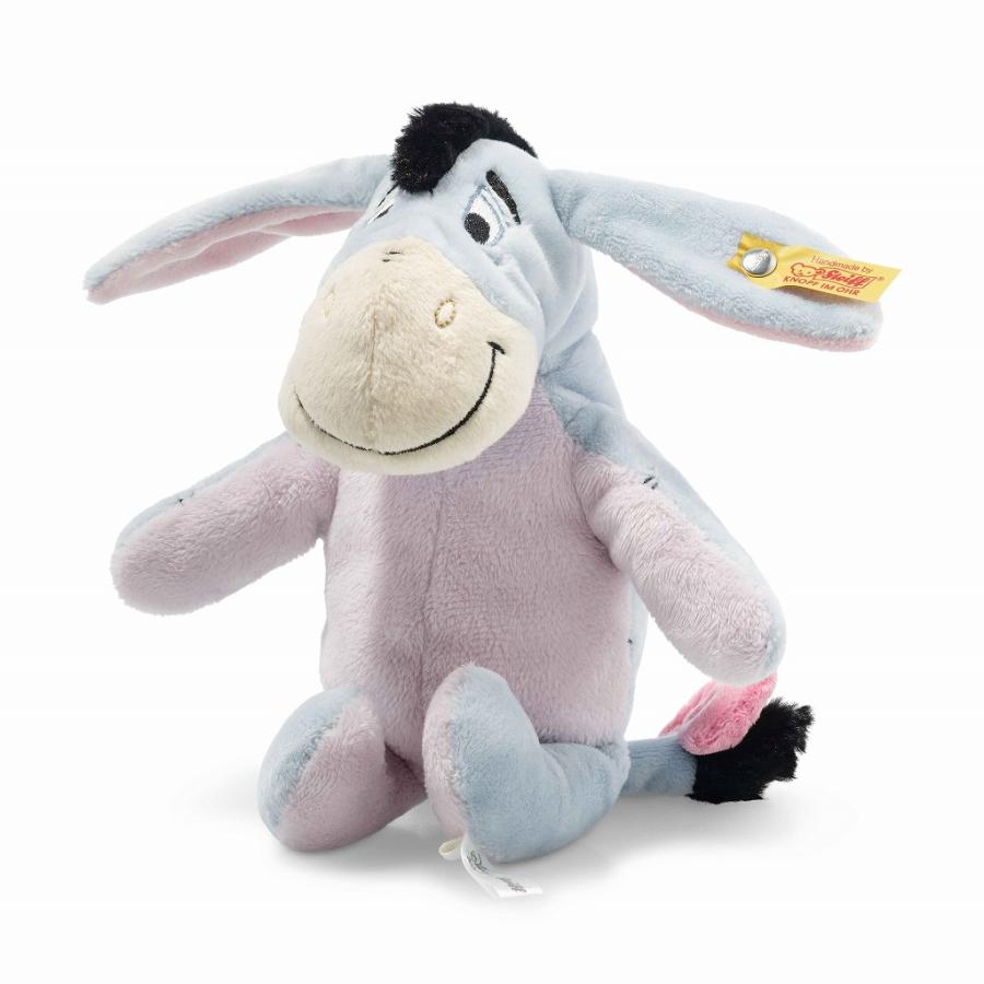 シュタイフ テディベア Steiff ディズニー イーヨー 21cm steiff テディベア Disney Eeyore with squeaker and rustling foil お手頃_3