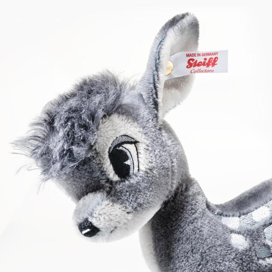 ディズニー ディズニー バンビ（モノクロ）シュタイフ テディベア 22cm ean 356018 Steiff 世界限定 クリスマス プレゼント