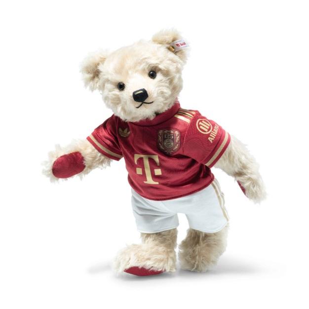 Steiff　シュタイフ　ミニテディベア　ぬいぐるみ　赤　レッド いわきFC × シュタイフ コラボテディベア発売 | ドイツ最高級