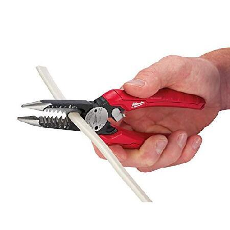 48-22-3079 Milwaukee Pliers 0 1 Grip 6-in-1 Comfort Combination Wire - in Stripper free in. 8GA-20GA