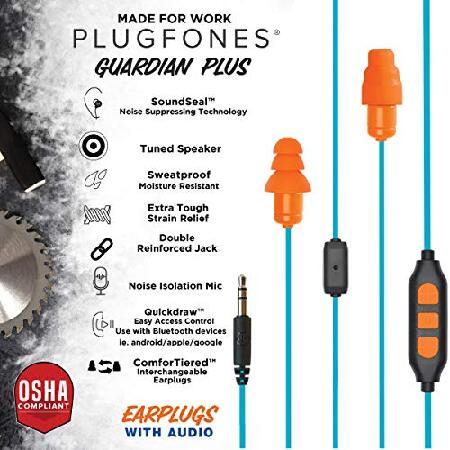 Plugfones(R) Guardian PlusTM イヤプラグ-イヤホン ハイブリッド PGP