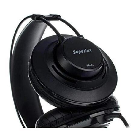 税をSALE送料無料 Superlux HD-672 セミオープン ダイナミック オーバーイヤーヘッドホン並行輸入