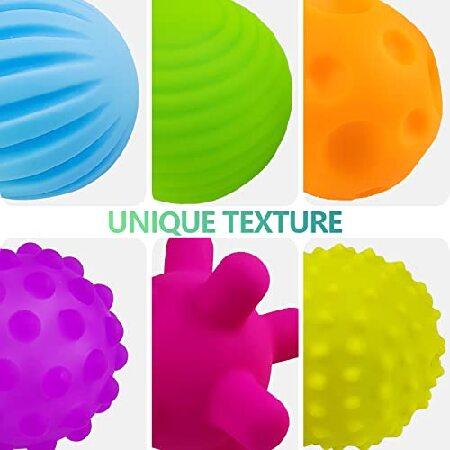 新到着 Sensory Ball for Babies 6 to 12 Months， Baby Balls for Toddlers 1-3 Massage Stress Relief， Textured Multi Sensory Balls Gift Sets， Montessori 並行輸入