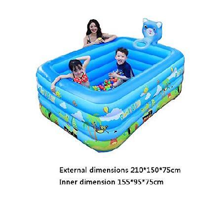 LLNN 1-8 People Use Oversize Design Portable Inflatable Children's Pool,Baby Paddling Pool,Family Swimming Center Pool並行輸入