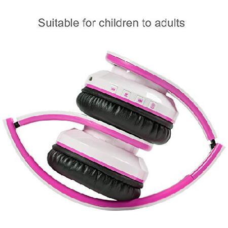の割引クーポン BESTGOT Kids Bluetooth Headphones BT6002 Wireless Headphones for Kids Children Adults for School Foldable Headset for 18 Hours for PC/Phone/Ta並行輸入