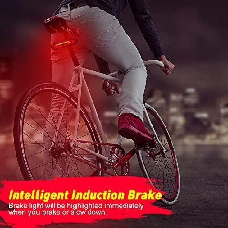 東京銀座オフライン販売 Onvian Smart Bike Tail Light with Turn Signals， Bike Horn Bike Alarm with Remote， Rechargeable Rear Bike Light， Waterproof Auto ON/Off Bicycle並行輸入