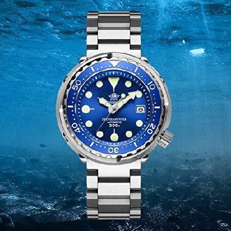 ADDIESDIVE Automatic Dive Watch for Men Diver 300M 47.5MM Blue Dial Analog Luminescent…並行輸入