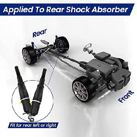 【大放出セール】 KEIYSHOLCK 2Pcs Rear Air Strut Suspension Shock Absorber Compatible with GMC Yukon XL Sierra Cadillac Escalade Chevy Avalanche Suburban 1500 T並行輸入