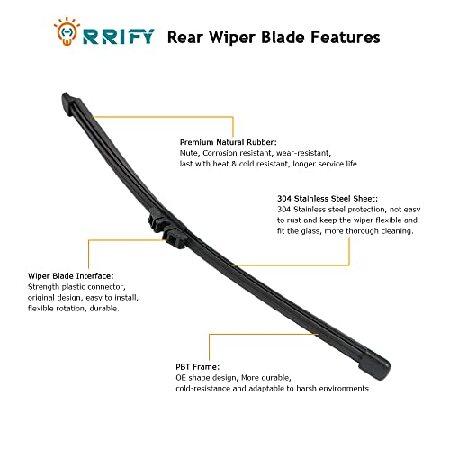 最安 ORRIFY Rear Windshield Wiper Arm Blade Set BB5Z-17526-C for Ford Explorer 2011-2018， for Ford Escape 2013-2017， for Lincoln MKX 2016-2018並行輸入